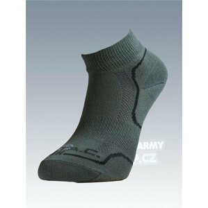 Ponožky se stříbrem Batac Classic short - oliv (Barva: Olive Green, Velikost: 9-10)
