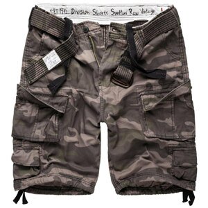 Kraťasy RAW VINTAGE SURPLUS® Division Shorts – Black Camo  (Barva: Black Camo , Velikost: 3XL)