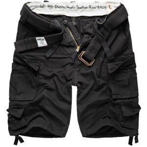 Kraťasy RAW VINTAGE SURPLUS® Division Shorts – Černá (Barva: Černá, Velikost: XXL)